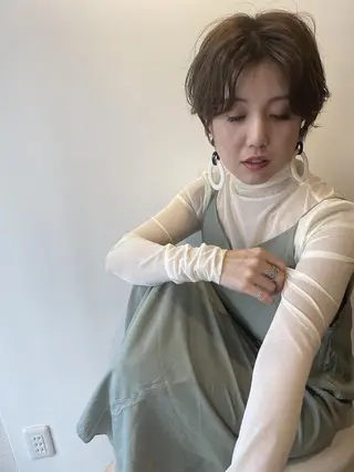 ショート 柳下 涼のヘアスタイル