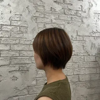 ショート 艶髪ブリーチカラー 💗manaka💗のヘアスタイル