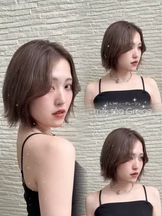 ショート カラー ✨ショート/ボブ 縮毛矯正✨アキラのヘアスタイル