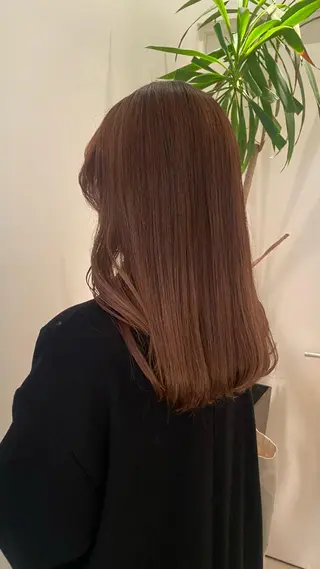 ロング 🎀調布仙川透明感オ リーブカラー干莉🎀のヘアスタイル