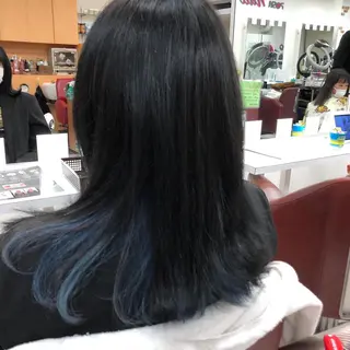 セミロング カラー soin by poshのヘアスタイル