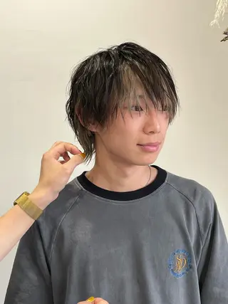 カラー メンズ NEXT for hair所属・【ロングモデル募集】 宮本祥汰🐺のヘアスタイル