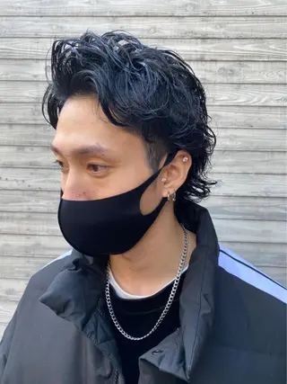 カラー メンズ Vyuha ビューハのヘアスタイル