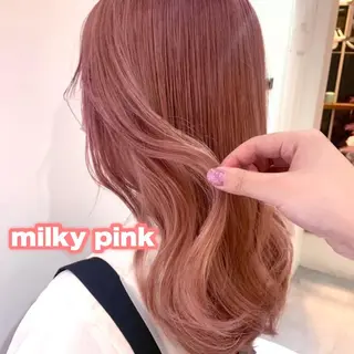 ミディアム カラー ヘアアレンジ JYUNESU表参道所属・韓国ヘア🇰🇷🎀 透明感カラーのヘアスタイル