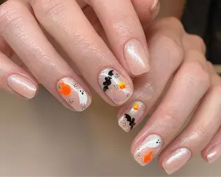 ショート 🎀CUTEE 🎀レイのネイルデザイン
