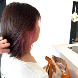 ミディアム カラー ふわりhair💭 emo.中澤慶のヘアスタイル