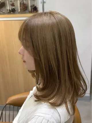 ミディアム カラー サロンドバン所属・艶髪/透明感カラー ヤマダモモカのヘアスタイル