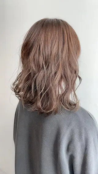 ミディアム コトネ🫧 韓国風レイヤーカットのヘアスタイル