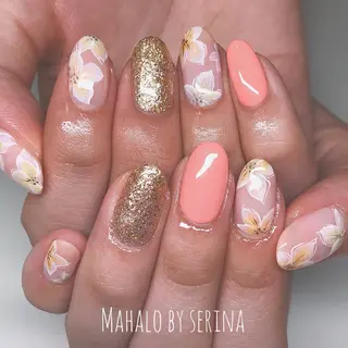 ミディアム カラー ネイル SUNNY BAE. SERINAのネイルデザイン