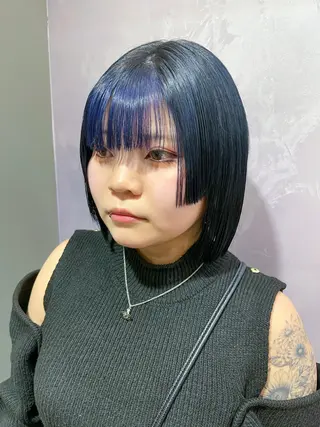 ミディアム カラー パーマ ヘアアレンジ メンズ アイブロウ 社内1メンズ担当✨ 毛流れパーマ鈴木瑛也のヘアスタイル
