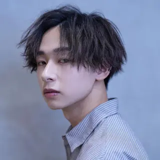 ショート メンズ 飯塚 想のヘアスタイル