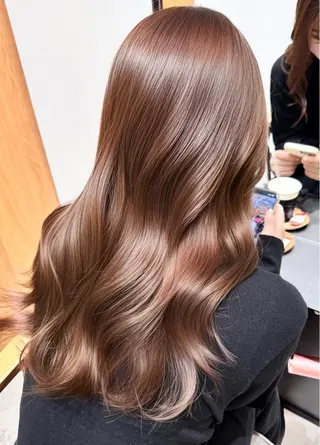 セミロング 透明感カラー/ mizukiのヘアスタイル