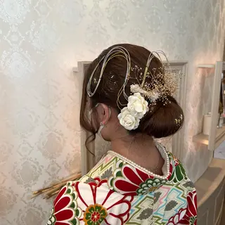 ヘアアレンジ SALOWIN川崎WEST店所属・🌷川崎/アレンジ/ 暖色ボブ/コトネ🌷のヘアスタイル