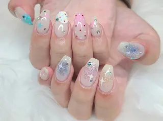 ネイル 💛うるちゅる 仕上げ💛ERIKAのネイルデザイン