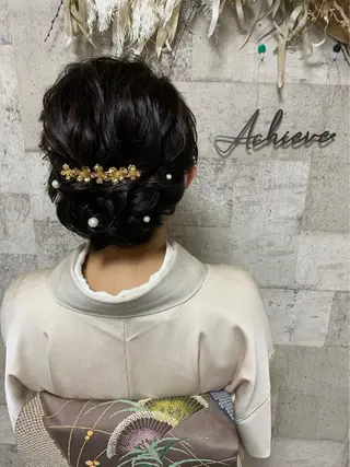 ヘアアレンジ Achieve 三ノ宮のヘアスタイル