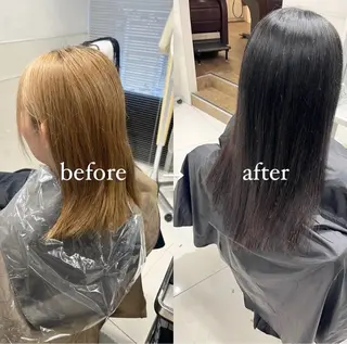 ミディアム りおな/エクステ /ミルクティーカラーのヘアスタイル