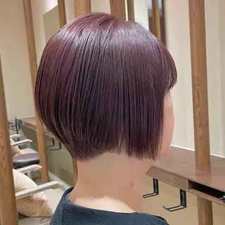 ショート 中山 遥のヘアスタイル