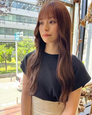 ミディアム カラー 松尾太樹 【pia】福岡美容室のヘアスタイル