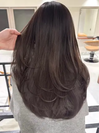 ロング カラー 透明感カラー/国分寺 /水野啓太のヘアスタイル