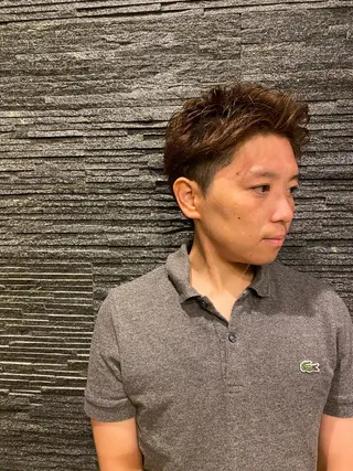 ショート ヒロ銀座所属・牧 颯斗のヘアスタイル