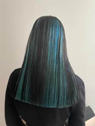 ロング カラー hair&nail ☯️アイリ☯️のネイルデザイン