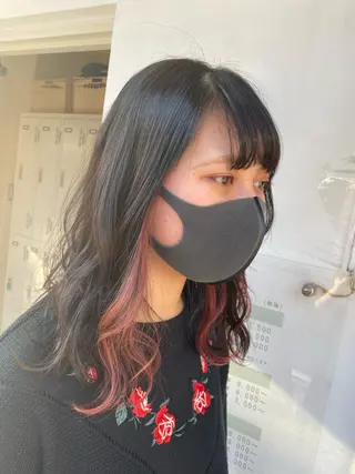 カラー 透明感カラー/韓国 ヘア🩶yuri🩵のヘアスタイル