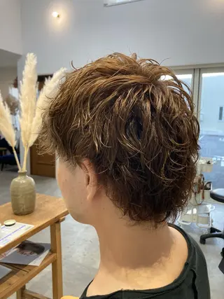 ショート mUku所属・尾上 悠人のヘアスタイル