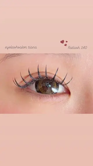 マツエク・マツパ ♡tiana juna˖ ࣪⊹のマツエク・マツパデザイン