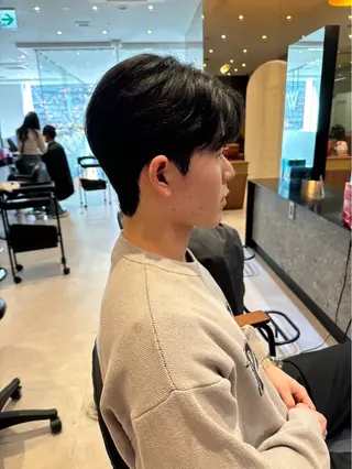 パーマ メンズ 縮毛矯正/カット/ 韓国ヘア/蛯原🍤のヘアスタイル