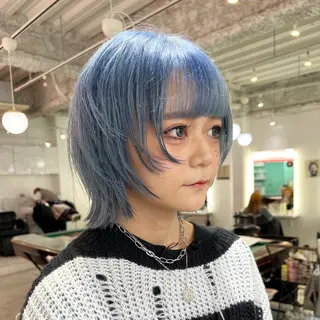 ミディアム 💥ウルフカット デザインあんな💥のヘアスタイル