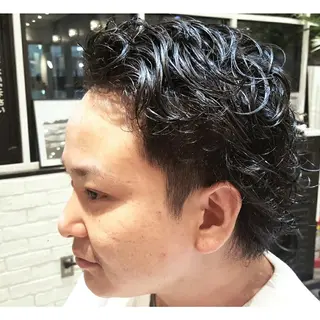 ショート パーマ メンズ 501 HAIR studio所属・22時迄営業サロン⭐ YASUHIRO🌿の眉毛・アイブロウイメージ