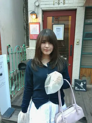 セミロング ARUE所属・SATO KUREA ✨のヘアスタイル