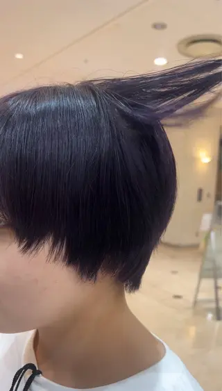 ショート あんどう ゆうかのヘアスタイル