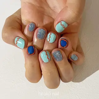 ショート ネイル hiroko nailのネイルデザイン