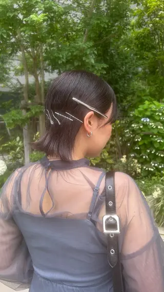 ショート 梅田 /透明感カラー 🤍narumiのヘアスタイル