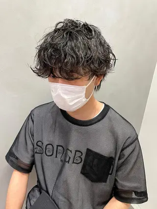 パーマ メンズ 福永速人 /メンズパーマのヘアスタイル