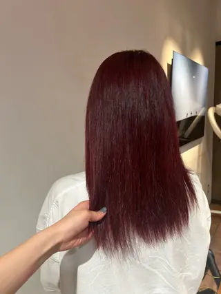 セミロング カラー メンズパーマ/ mao:)のヘアスタイル