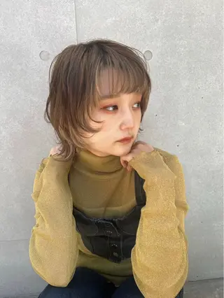 ミディアム albero🧸 🌳鈴木遥菜のヘアスタイル
