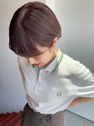 ショート カラー 🌼似合わせカット 🌼おぎの みき🌼のヘアスタイル