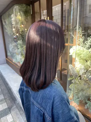 ミディアム カラー PANOLA所属・加藤 理沙のヘアスタイル