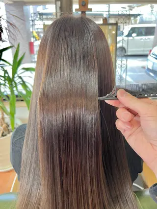 ロング カラー 石井 佑樹のヘアスタイル