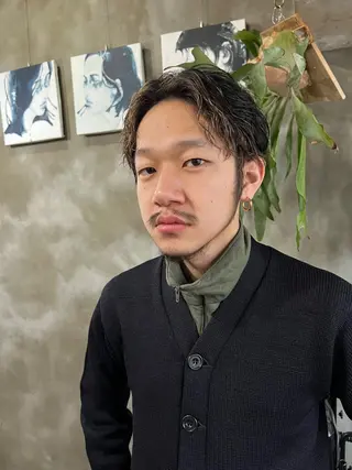 ショート カラー メンズ 木村陸弥 似合わせ 透明感カラー🌿のヘアスタイル