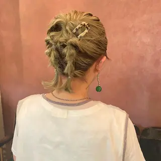 ミディアム カラー 原 瑞希のヘアスタイル