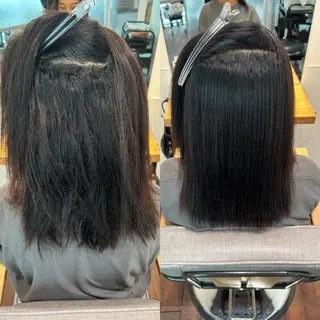 セミロング パーマ CURIO/南船場 /RIN💈🍎のヘアスタイル