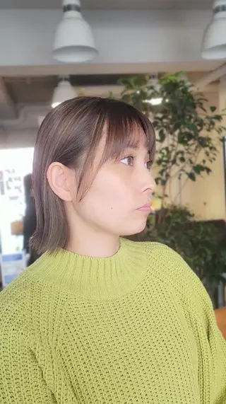 カラー ショート quiora所属・奉書 隆浩のヘアスタイル