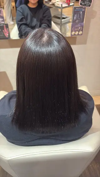 ミディアム 鈴木 心花のヘアスタイル