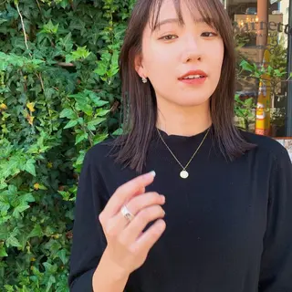 ミディアム カラー 鎌田卓也/髪質改善 /透明感カラーのヘアスタイル