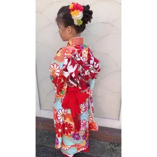 セミロング ヘアアレンジ Baby Step ウエノのヘアスタイル