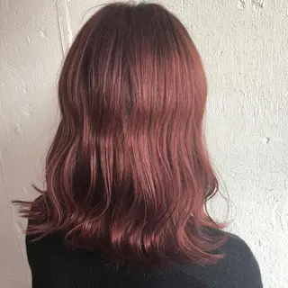 ミディアム フジサキ ケンのヘアスタイル