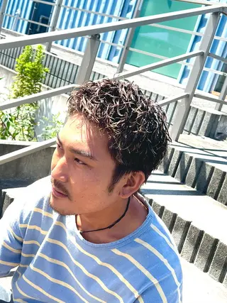 パーマ メンズ Agu hair onyx所属・松本 康佑のヘアスタイル
